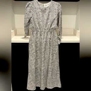 Hayden Black and White Long Sleeve Dress- size S
